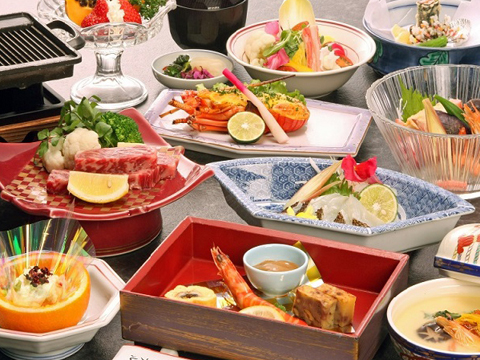 旬の食材を使用した熱海の料理